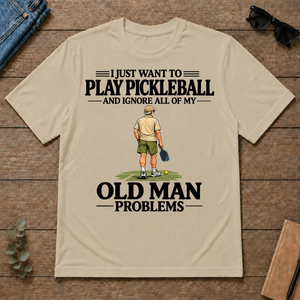 I Just Want To Play Pickleball Vintage - sand - TS2D-Sand