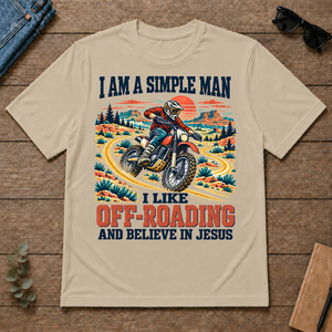 I Like Off-roading And Believe In Jesus - sand - TS2D-Sand