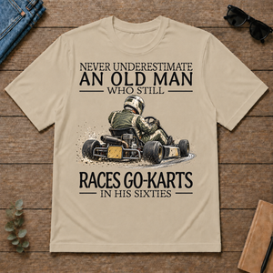 An Old Man Who Still Races Go-Karts In His Sixties - sand - TS2D-Sand