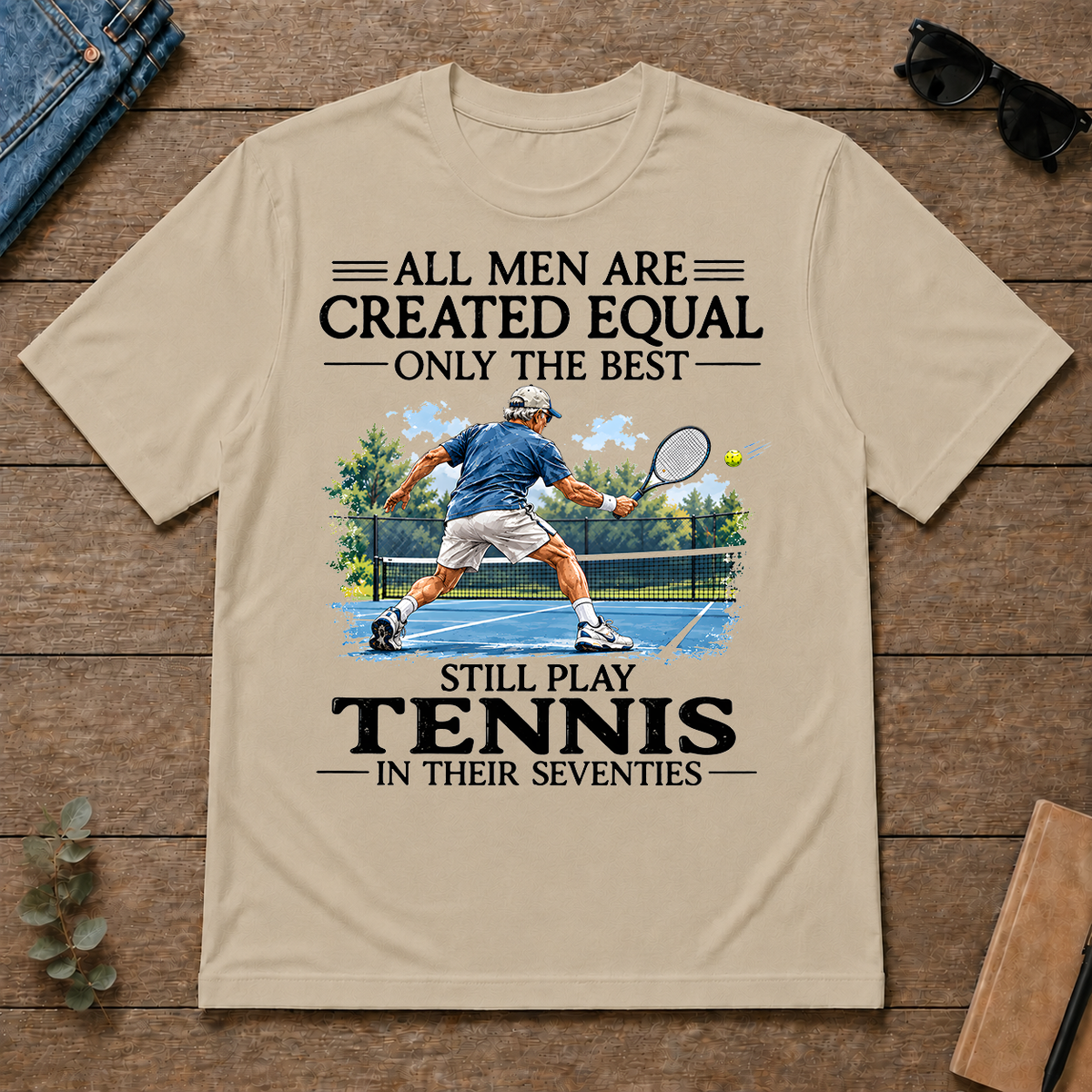 Men Still Playing Tennis In Their Seventies - sand - TS2D-Sand