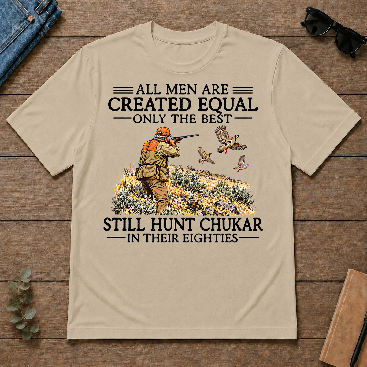 All Men Are Created Equal Chukar Hunting 80s - sand - TS2D-Sand