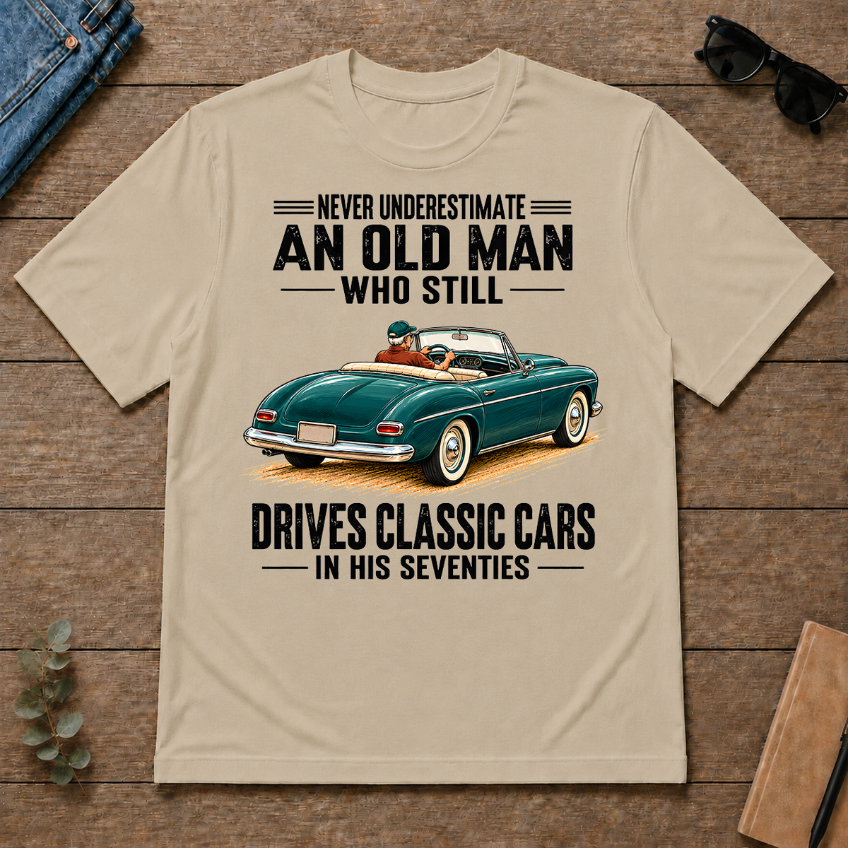 An Old Man Still Drives Classic Cars In His 70s - sand - TS2D-Sand