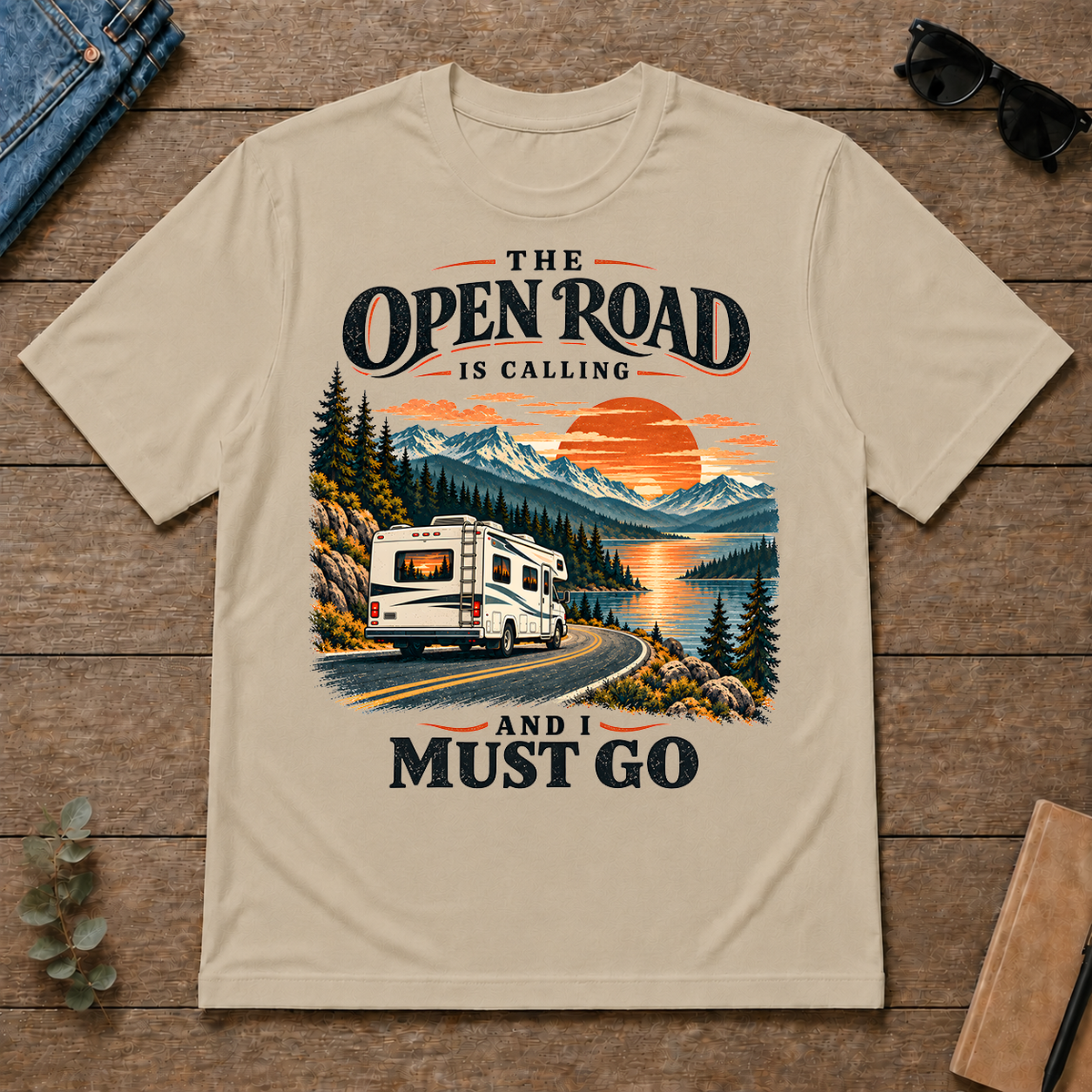 Traveling The Open Road Is Calling And I Must Go - sand - TS2D-Sand
