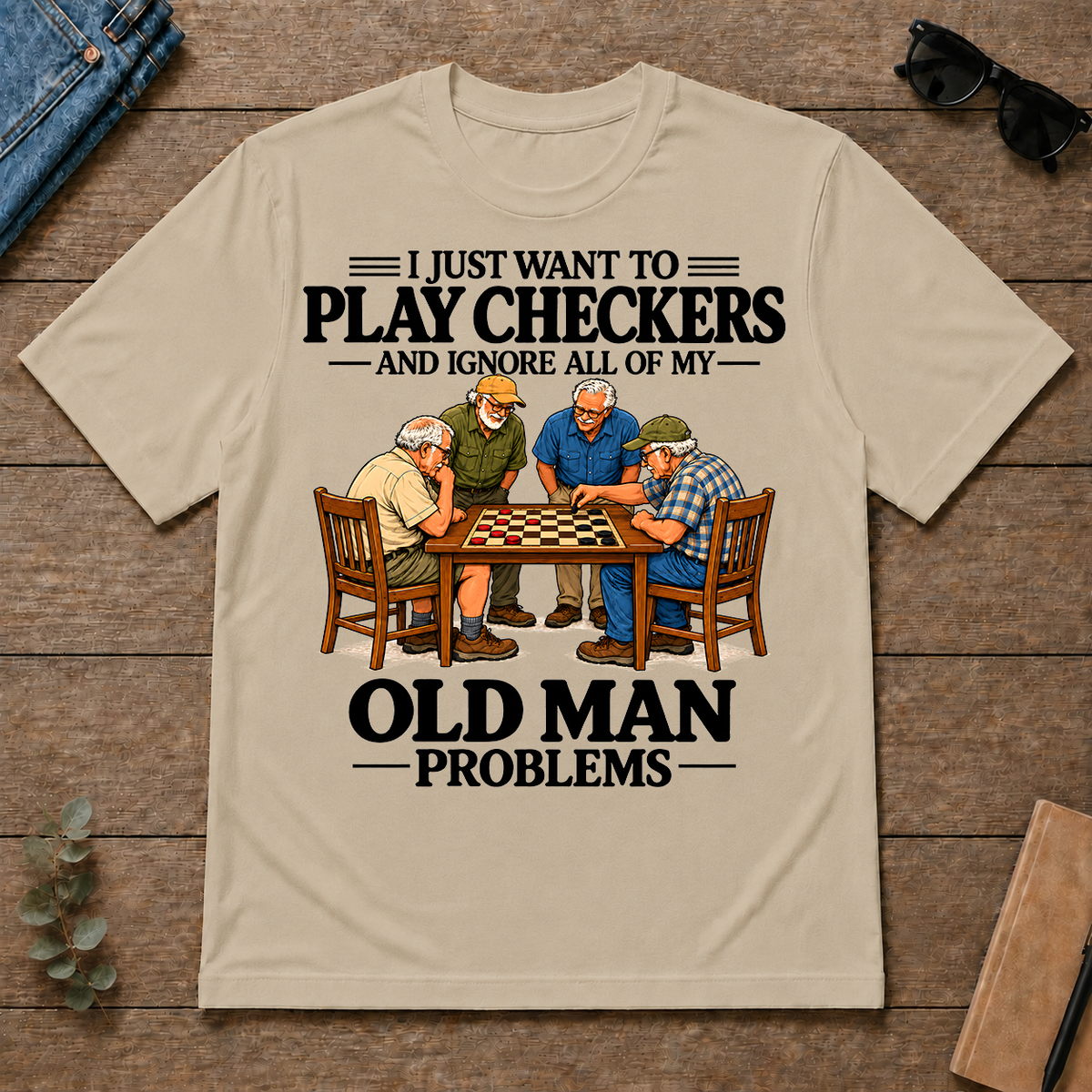 I Just Want To Play Checker - sand - TS2D-Sand