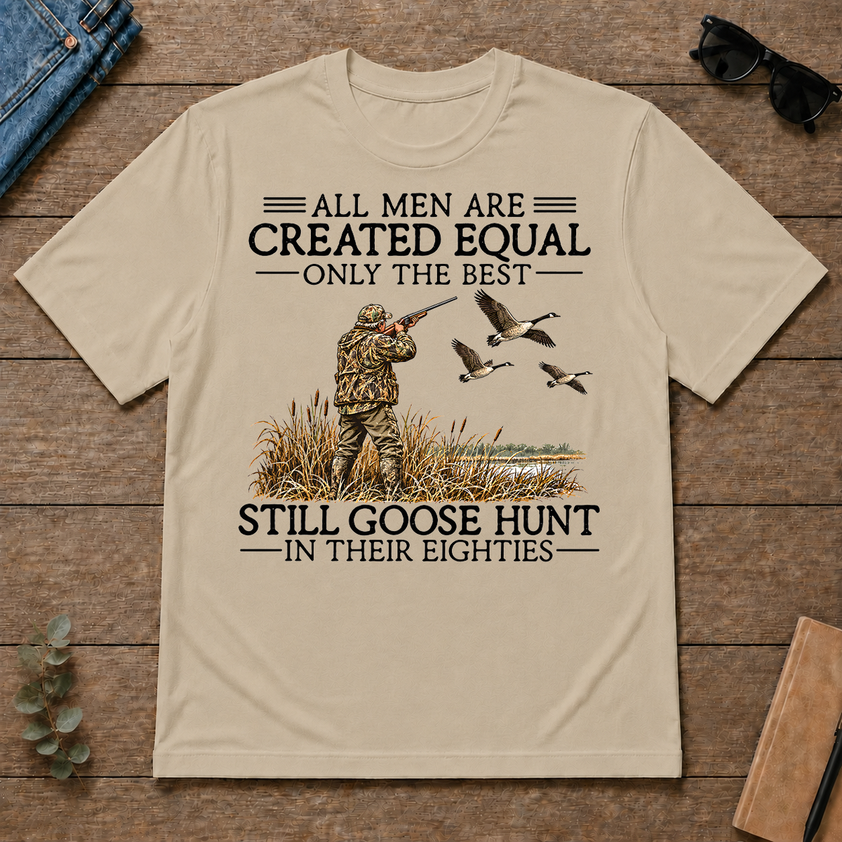 All Men Are Created Equal Goose Hunting 80s - sand - TS2D-Sand
