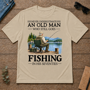 An Old Man Who Still Goes Fishing In His Seventies - sand - TS2D-Sand