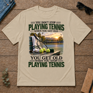 Playing Tennis You Get Old When You Stop - sand - TS2D-Sand