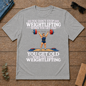 Old Man Don't Stop Weightlifting - sport-grey - TS2D-SportGrey