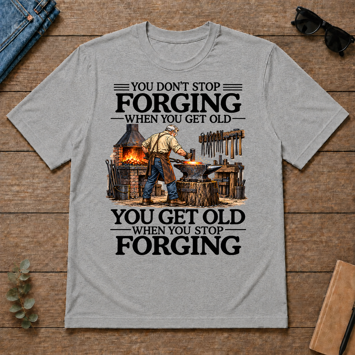Don't Stop Forging - sport-grey - TS2D-SportGrey