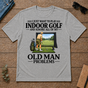 I Just Want To Play Indoor Golf - sport-grey - TS2D-SportGrey