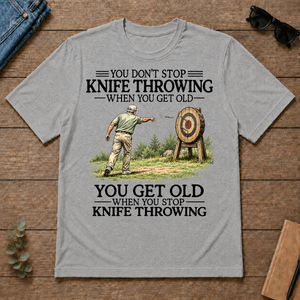 Don't Stop Knife Throwing - sport-grey - TS2D-SportGrey