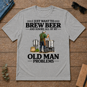 I Just Want To Brew Beer - sport-grey - TS2D-SportGrey