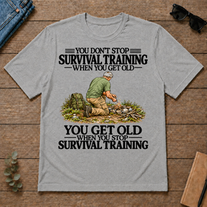 Don't Stop Survival Training Vintage Art - sport-grey - TS2D-SportGrey
