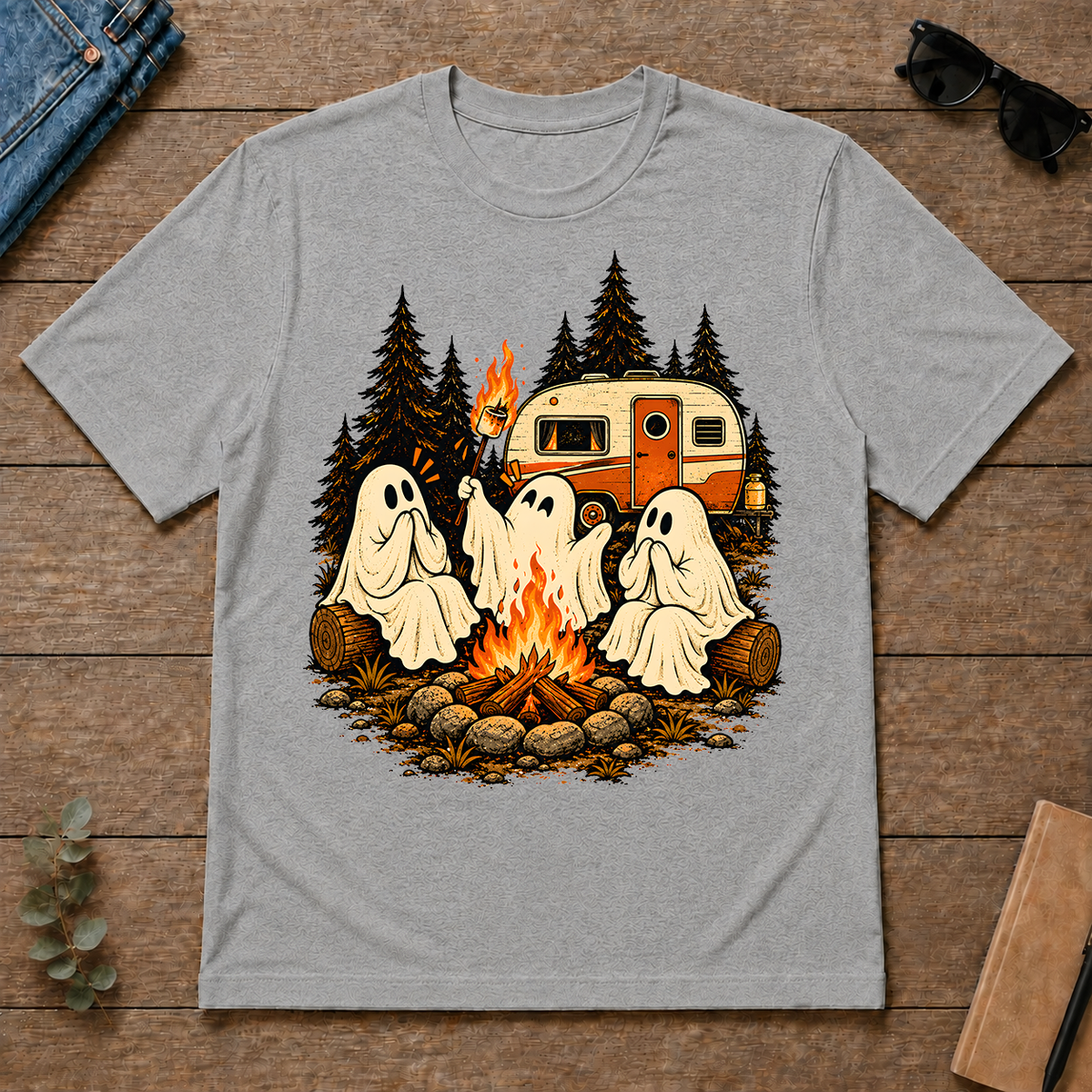 Campfire Marshmallow Mayhem - sport-grey - TS2D-SportGrey