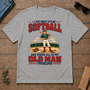 I Just Want To Play Solfball & Ignore All Old Man Problems - sport-grey - TS2D-SportGrey