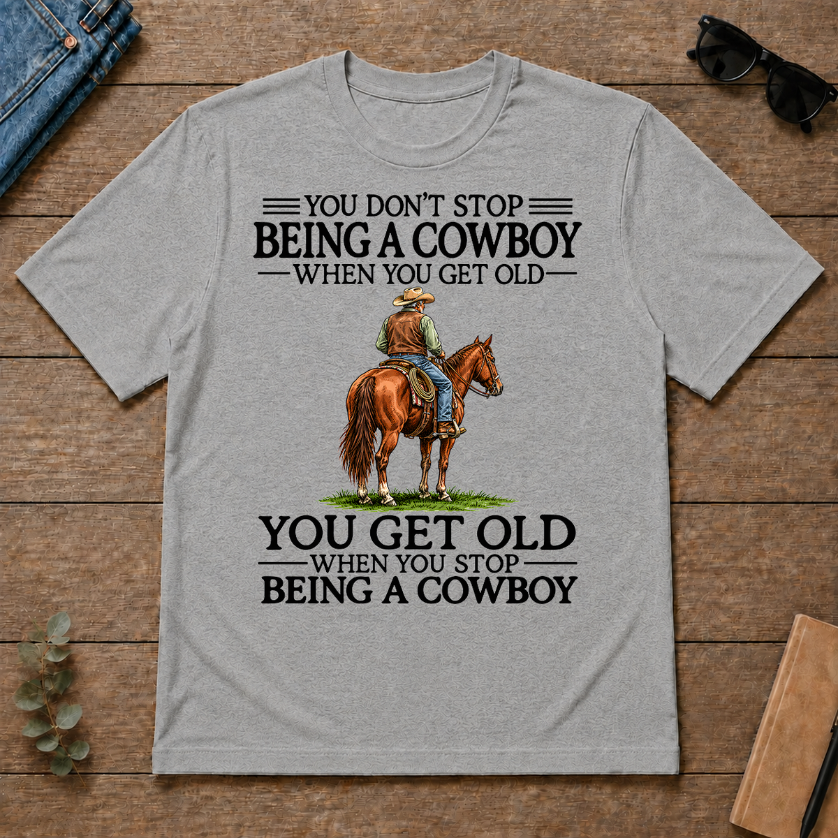 Don't Stop Cowboy - sport-grey - TS2D-SportGrey