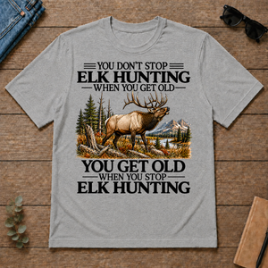 Don't Stop Elk Hunting - sport-grey - TS2D-SportGrey