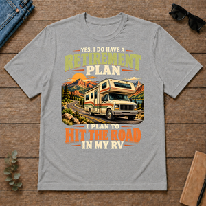 I Plan To Hit The Road In My RV - sport-grey - TS2D-SportGrey