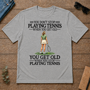 Don't Stop Playing Tennis - sport-grey - TS2D-SportGrey