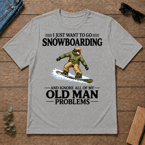 I Just Want To Go Snowboarding - sport-grey - TS2D-SportGrey