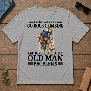 I Just Want To Go Rock Climbing - sport-grey - TS2D-SportGrey