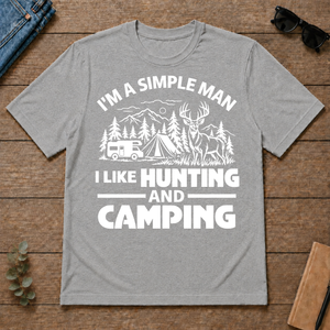 I Like Hunting And Camping - sport-grey - TS2D-SportGrey