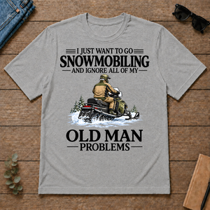 I Just Want To Go Snowmobiling - sport-grey - TS2D-SportGrey
