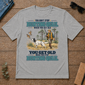 You Get Old When You Stop Hunting Quail With English Setter - sport-grey - TS2D-SportGrey