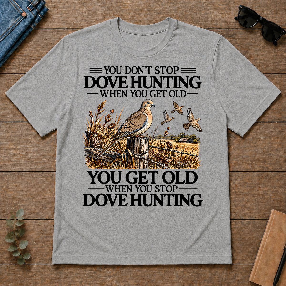 Don't Stop Dove Hunting - sport-grey - TS2D-SportGrey