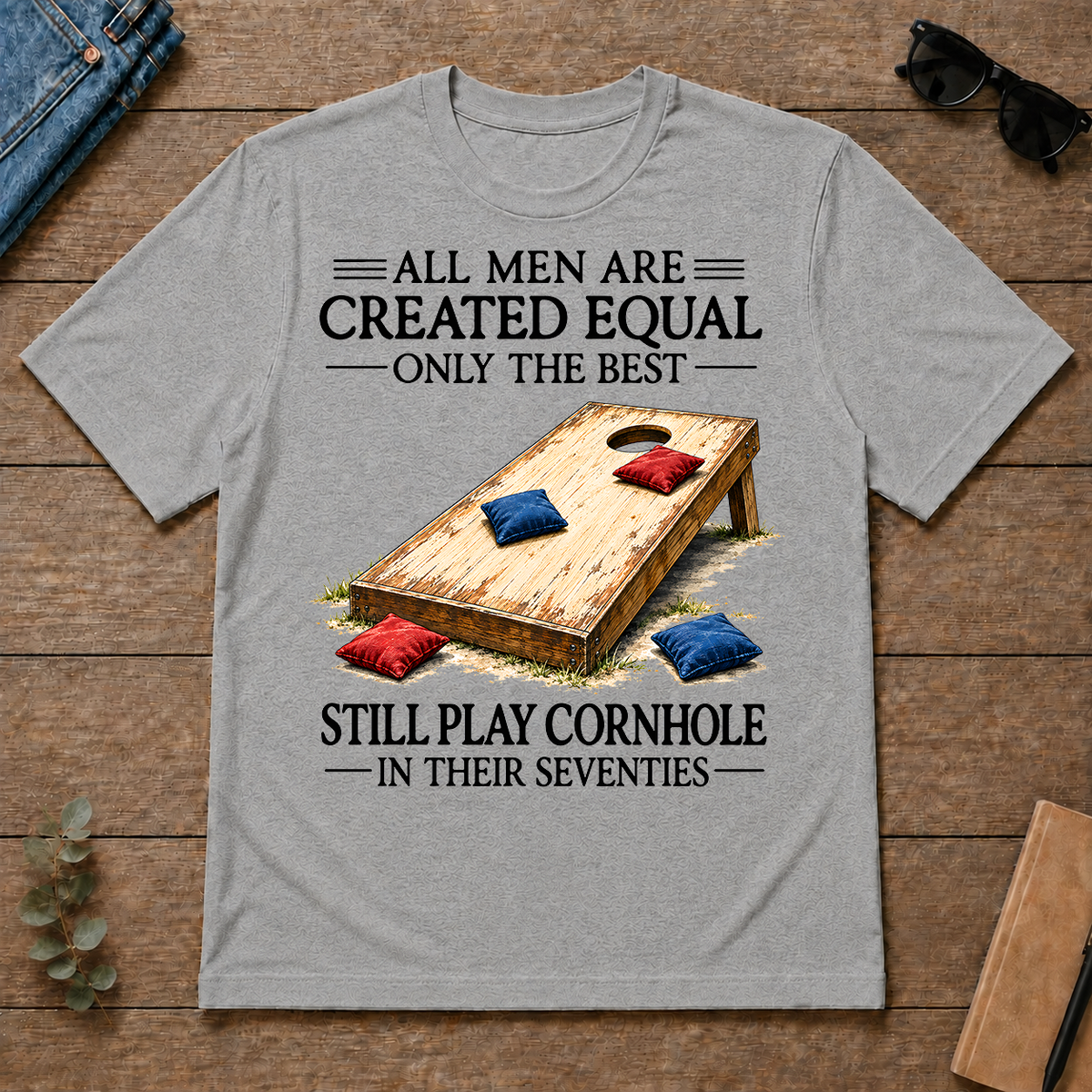 Still Play Cornhole In 70s - sport-grey - TS2D-SportGrey