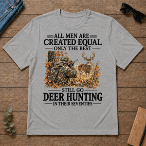 All Men Are Created Equal Only The Best Still Go Deer Hunting - sport-grey - TS2D-SportGrey