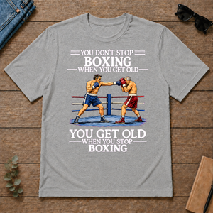 Old Man Don't Stop Boxing - sport-grey - TS2D-SportGrey