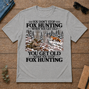Don't Stop Winter Fox Hunting Snow - sport-grey - TS2D-SportGrey