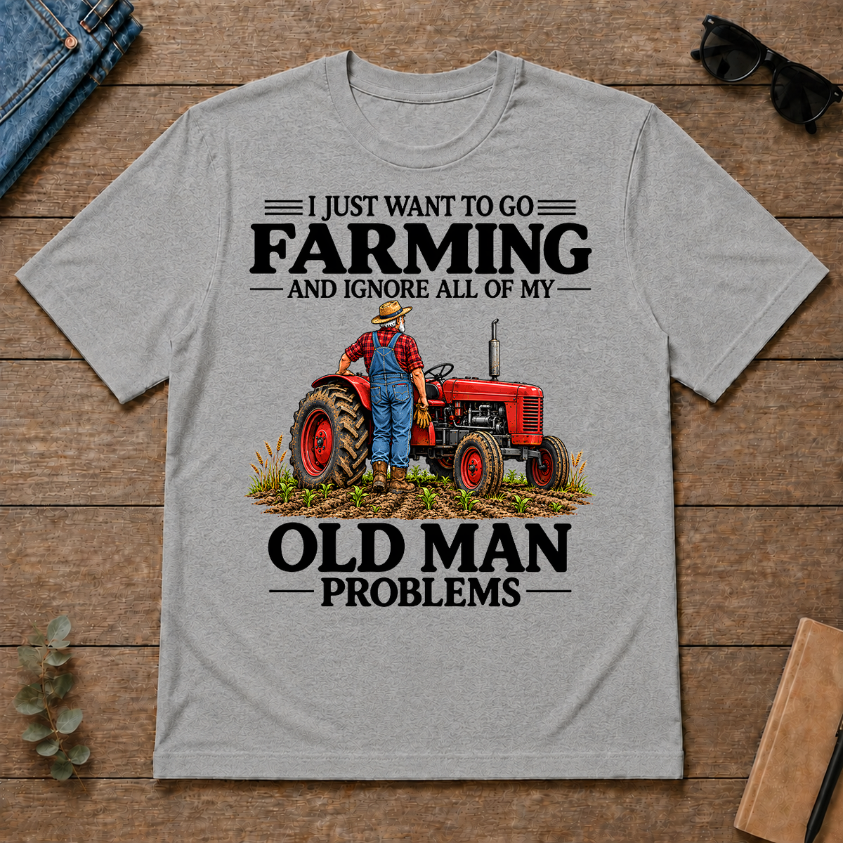 I Just Want To Go Golfing - sport-grey - TS2D-SportGrey