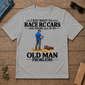 I Just Want To Race RC Cars - sport-grey - TS2D-SportGrey