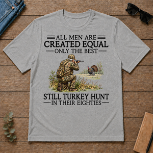 All Men Are Created Equal Turkey Hunting 80s - sport-grey - TS2D-SportGrey