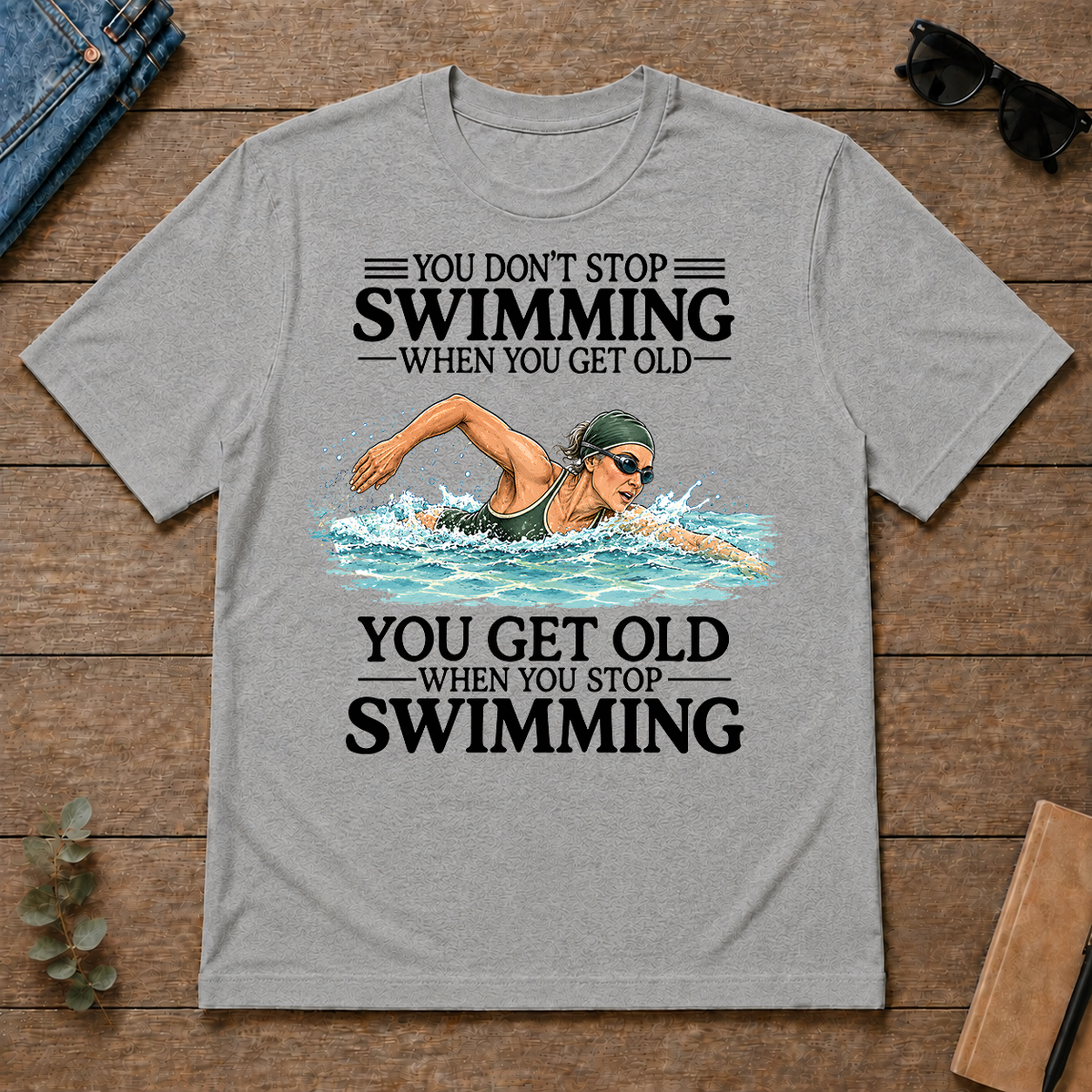 Don't Stop Swimming - sport-grey - TS2D-SportGrey