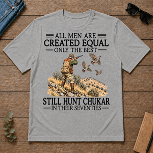 All Men Are Created Equal Chukar Hunting 70s - sport-grey - TS2D-SportGrey