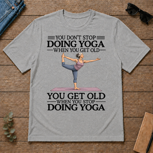 Don't Stop Doing Yoga - sport-grey - TS2D-SportGrey