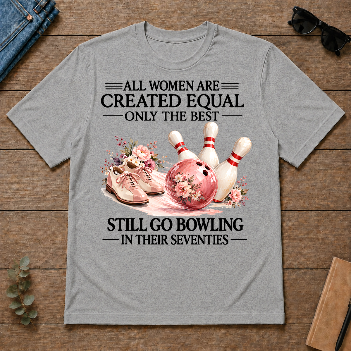 Still Go Bowling In 70s - sport-grey - TS2D-SportGrey