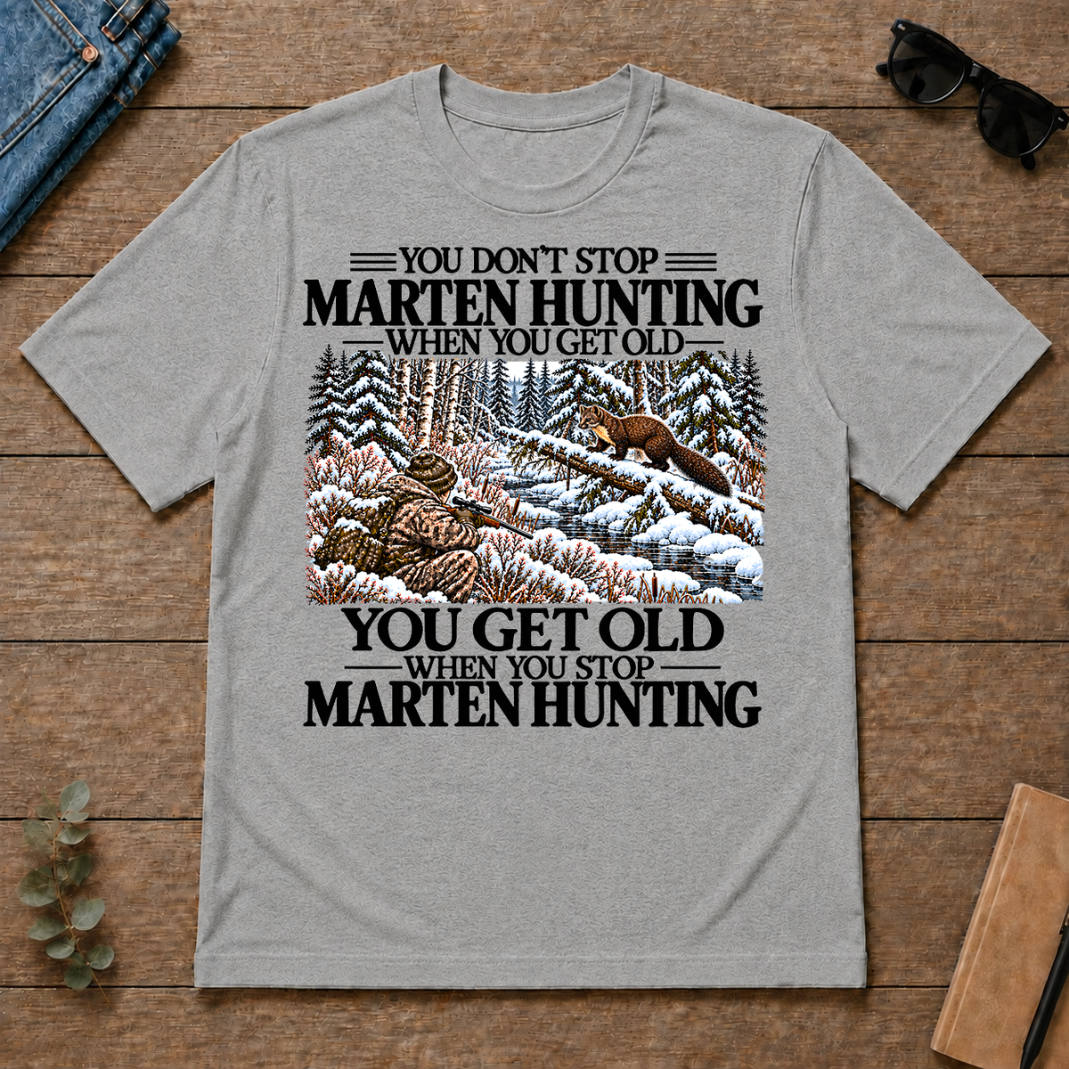 Don't Stop Marten Hunting Snow - sport-grey - TS2D-SportGrey