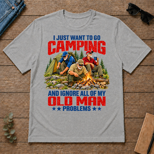 I Just Want To Go Camping - sport-grey - TS2D-SportGrey