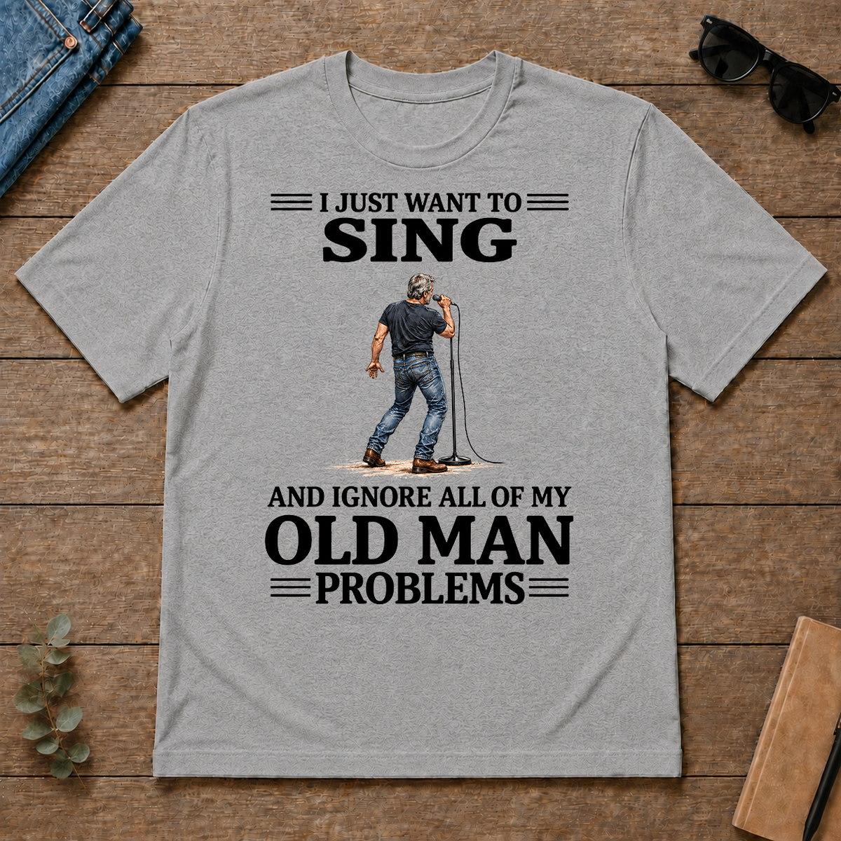 I Just Want To Sing - sport-grey - TS2D-SportGrey