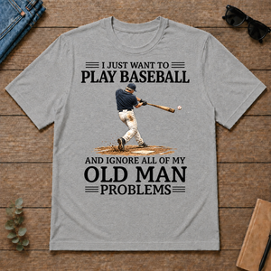 I Just Want To Go Play Baseball - sport-grey - TS2D-SportGrey