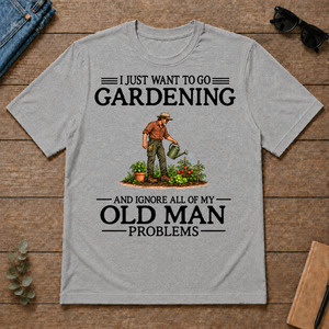 I Just Want To Go Gargening - sport-grey - TS2D-SportGrey