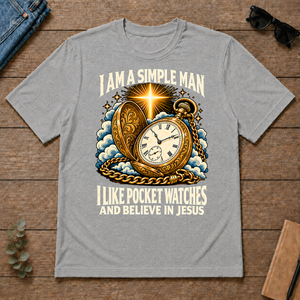 I Like Pocket Watches & Believe In Jesus - sport-grey - TS2D-SportGrey