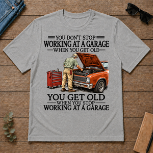 Don't Stop Working at a Garage - sport-grey - TS2D-SportGrey