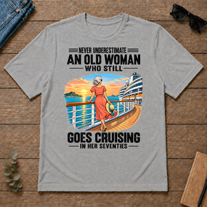An Old Woman Still Goes Cruising In Her 70s - sport-grey - TS2D-SportGrey