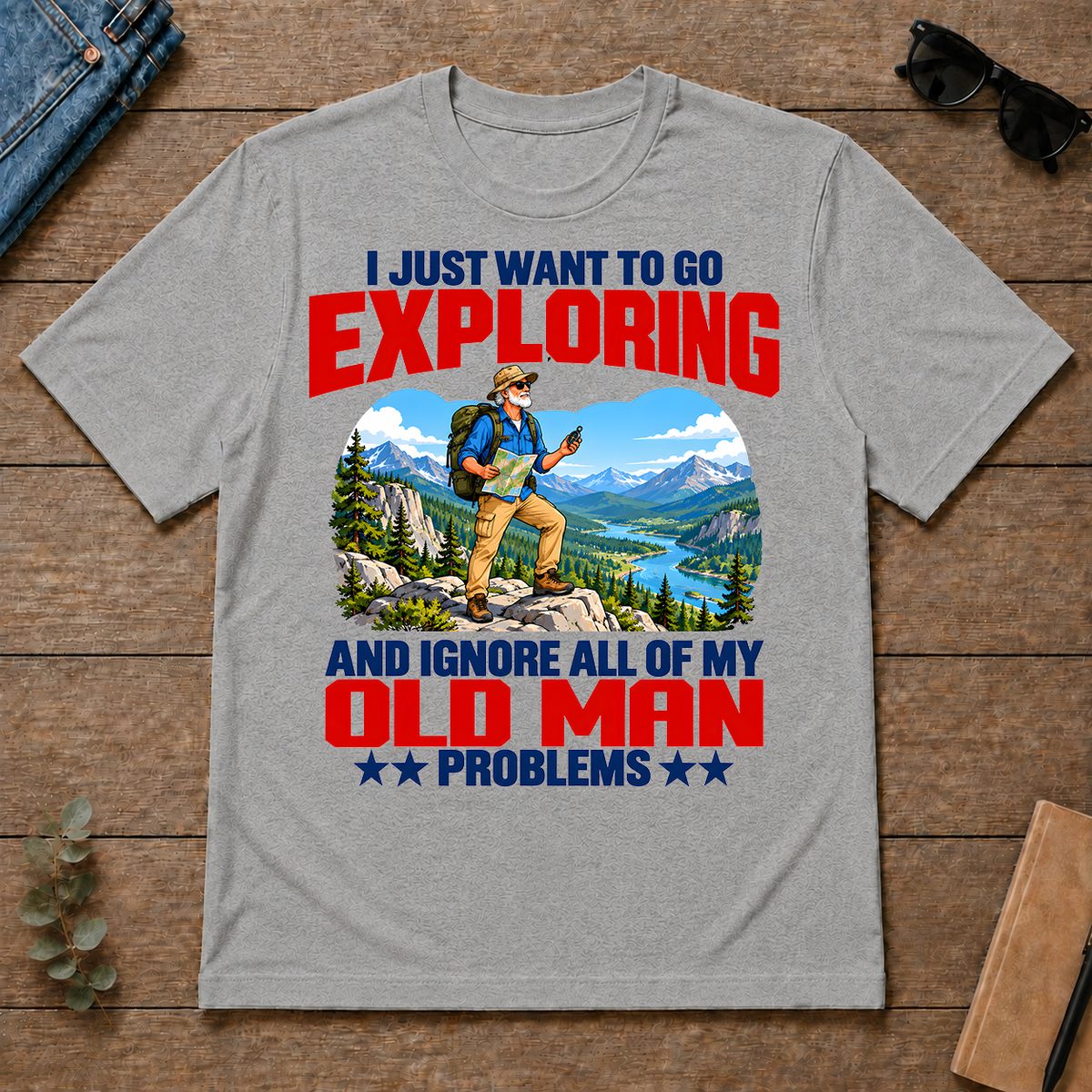 I Just Want To Go Exploring - sport-grey - TS2D-SportGrey