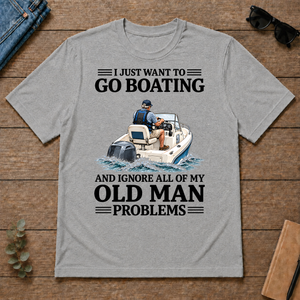 I Just Want To Go Boating - sport-grey - TS2D-SportGrey